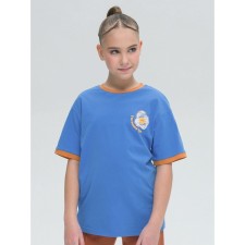 T -shirt for girls, height 152 cm, jeans color