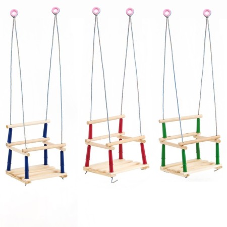 Swing, wooden, wood, seat 33 × 22cm, mix