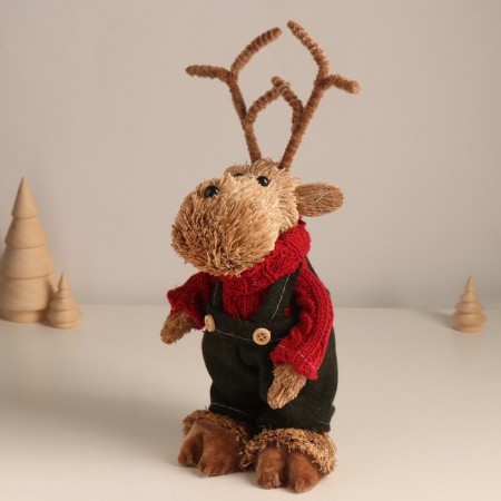 Decor "Deer in overalls"-3