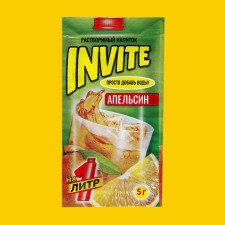 Soluble drink invite orange, 5 g