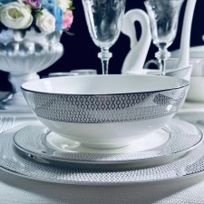 Set of Lenardi Saladnikov “Seville Silver”, D = 18 cm, 6 pcs
