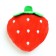A toy for dogs "Berry-club", 13 cm, red