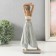 Polystone souvenir "Girl practicing yoga" 11x6.5x27 cm