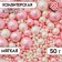Confectionery sprinkling "Delicate shine": pink, snow -white, 50 g