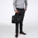 Male bag, terra dever, black color
