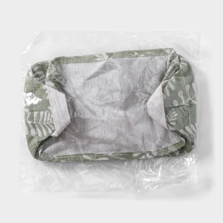 Organizer for linen Dalyan Leaves, 2 cells, 22 × 13 × 11 cm, green color-7