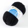 Yarn "promising" 50% merino wool, 50% acrylic volume 270m/100g (02-black)