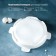 Form for mousse desserts and baking "Circle", 23.5 × 23.5 cm, internal d = 16 cm, white color