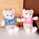 Soft toy "White Bear", 28 cm, color mix
