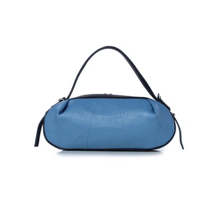 Female bag, genuine leather, 300x130x150 cm, goal/black-2