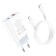 Network charger Hoco C97A, USB, Type-C, 20 W, Type-C-Lightning, 1 m, white
