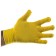 Gloves of nylon garden, knitting class 13, size 9, yellow