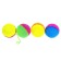 Light ball, 6 cm, with an elastic band, color mix