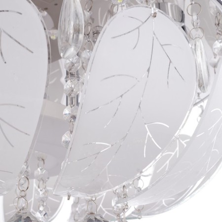 Economic Service chandelier with PDU 5034/6 6HE27, 40W chrome 50x50x24 cm-7