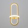 Bra "Liora" LED 20W 3000k gold 15x95 cm