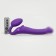 Vibrostron Strap-on-me with 3 engines, purple, m, 16 cm