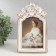 Photo frame Polystone 10x15 cm "Flower Wreath" 22.3x13x2 cm