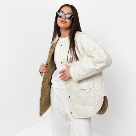Steering jacket mist overSize size 50, milk color-3