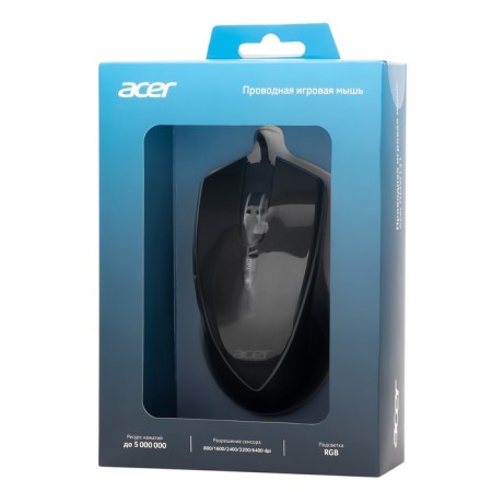 Mouse Acer OMW131 Black Optical (6000dpi) USB (6but)-9
