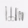 Manicure set "Paris", 6 items, in a case, a drawing mix