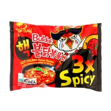 Lapsha Samyang (package) b/n ramen with a taste of three times 3xspicy Extraostroy chicken Buldak, 140g
