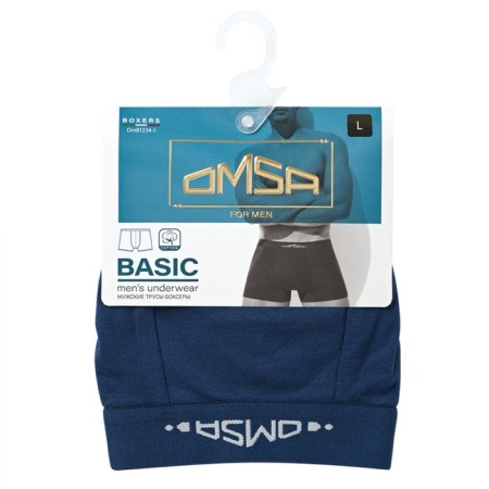 Men's panties Omsa 1234-1, size 46, color BLU-2