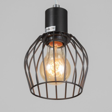 Suspension lamp "Loft" 1x25W E27 Black 12x116x11-2