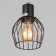 Suspension lamp "Loft" 1x25W E27 Black 12x116x11