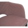 Metal frame chair Vener Metal/velor, black/pink 55x59x86 cm