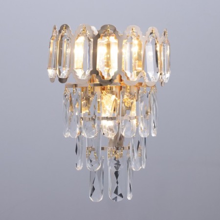 Bra "Tiara" E14 40W gold 29x21x21cm-1