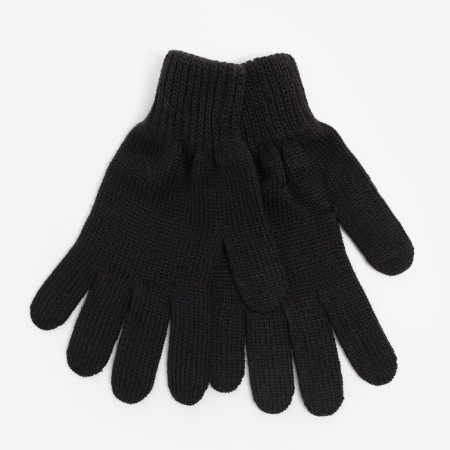 Gloves female color black, size 18-1