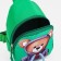 Baby bag over the shoulder, green color
