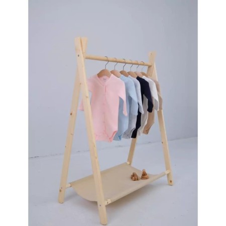 Body Body on buttons with Rant Base anti-ticaras, seams outward, height 62 cm, pale pink color-4