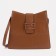 Cross-Bodi bag, Magnet, long belt, light brown color