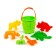 Set for playing in sand No. 527: large bucket, shovel No. 5, robberies No. 5, molds