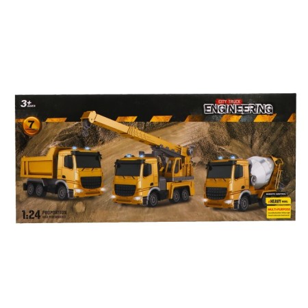 Radio -controlled truck "Kran", 1:24, Light, works from the battery-7