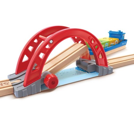 Game set Hape "Railway Cargo Delivery in the port"-8