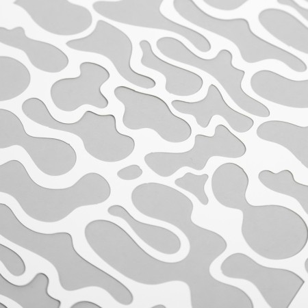 Plastic stencil "Platan" 24x16 cm-2
