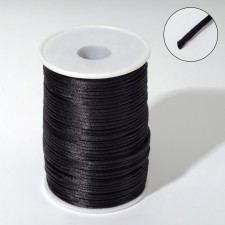 Nylon cord d = 2 mm l = 100 m, black color