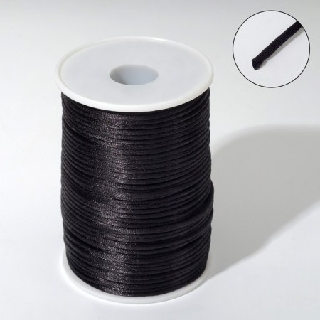 Nylon cord d = 2 mm l = 100 m, black color