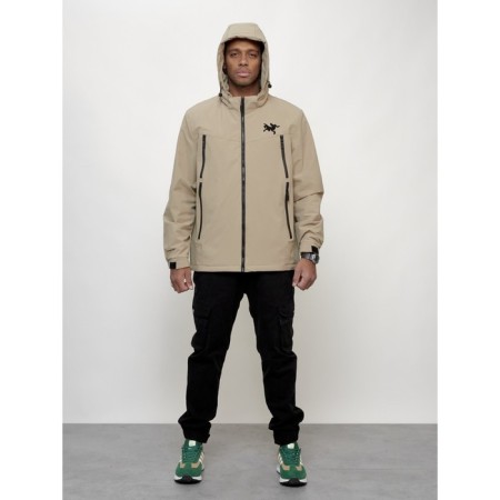 Male spring jacket, size 48, beige color-8