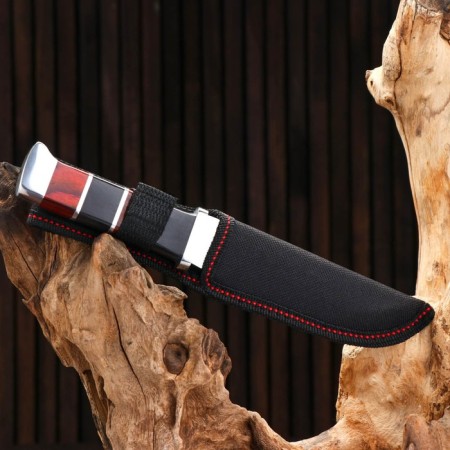 Hunting knife "checkers" 19.5cm, blade 105mm/2.3mm-1