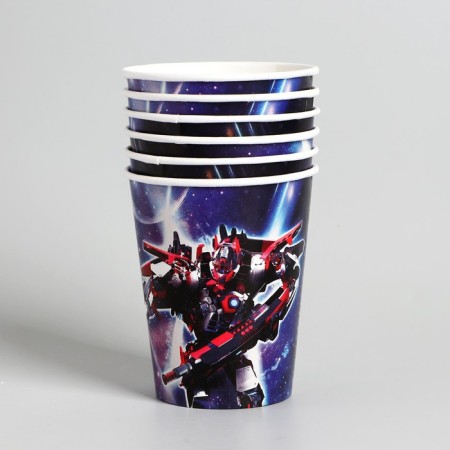 Set of paper utensils "Transformer"-3