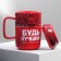Ceramic mug "Be the best", 250 ml, red color