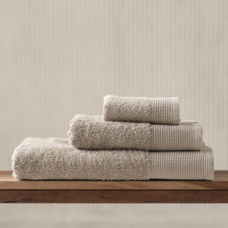 Terry towel Pasionaria "Play", 450 gr, size 50x90 cm, color gray color
