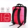 A backpack - a bag, Erich Krause, a wallet from textiles, artificial leather, pink color