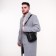 Male bag, black color