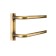 Water heated towel rail Domoterm "Stefano", P5, 5 crossbars, 400 x 500 mm, bronze