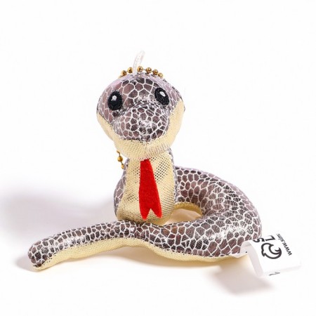 Soft toy "Snake", shiny, on a suspension, 7 cm, color mix-4