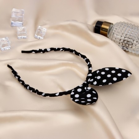Hair cap "Funny ears" peas, black